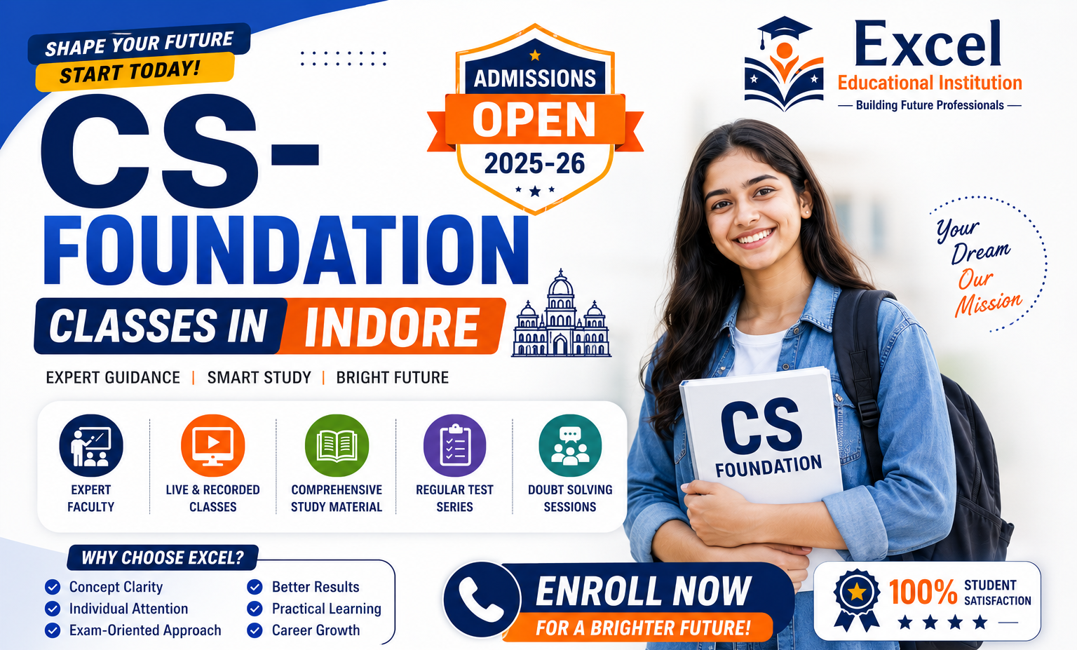 Best CS Foundation Classes in Indore